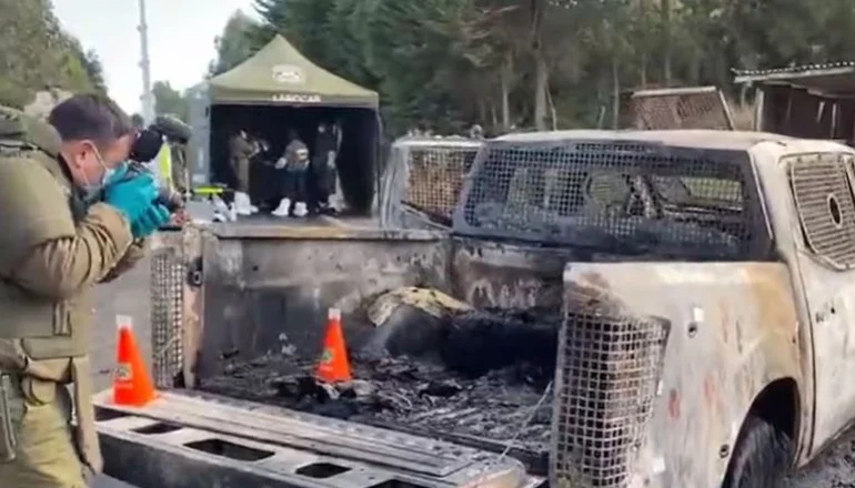 CONMOCIÓN EN CHILE POR EL CRIMEN DE TRES CARABINEROS