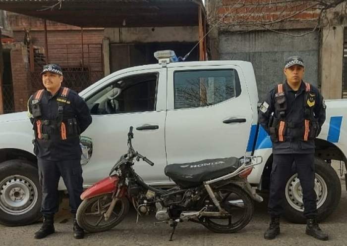 CHACO: LA POLICÍA RECUPERÓ UNA MOTO ROBADA HACE 10 AÑOS