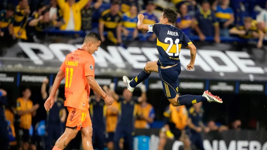 BOCA GOLEÓ 3-0 A BARCELONA DE ECUADOR POR LA COPA LIBERTADORES